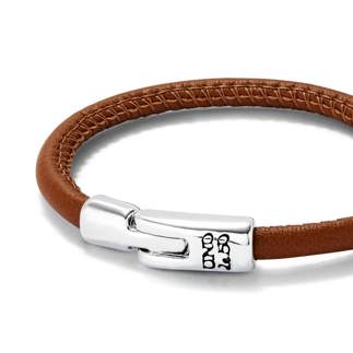 PUL2467CAM Camel Leather Bracelet