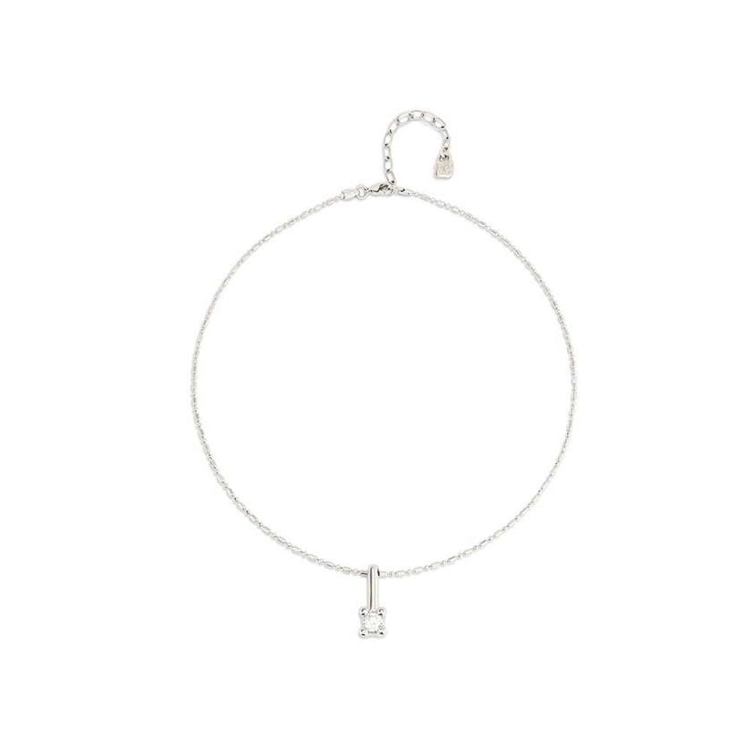 Silver Plated COL1916BLN Plated Necklace