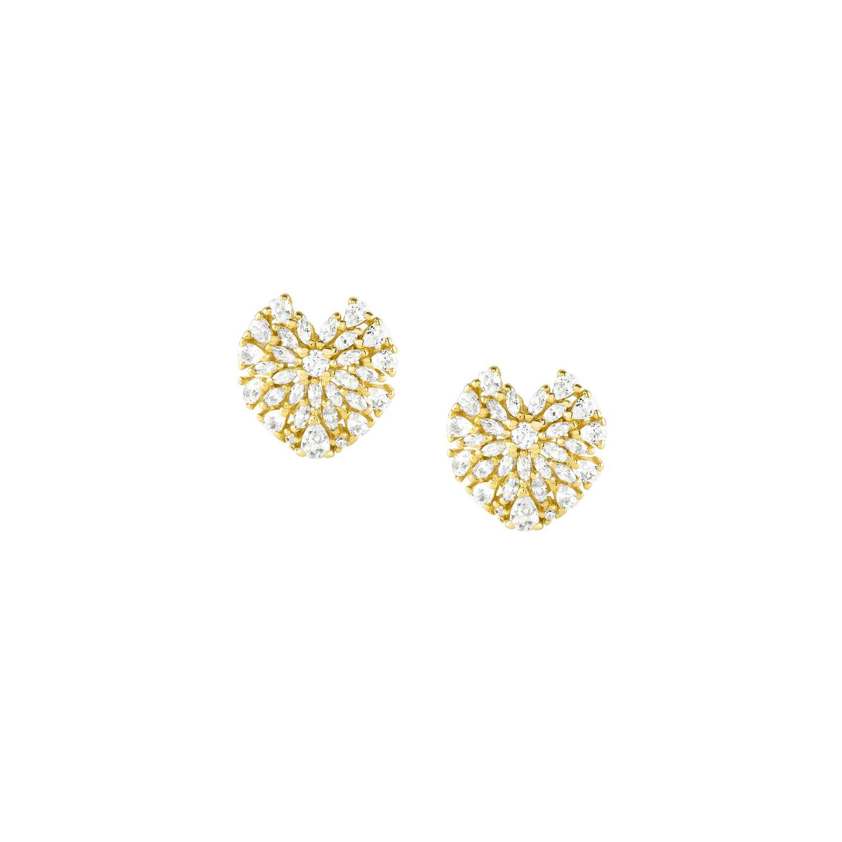 Yellow Gold Plated 240204 04/06 Ray Of Light Earrings