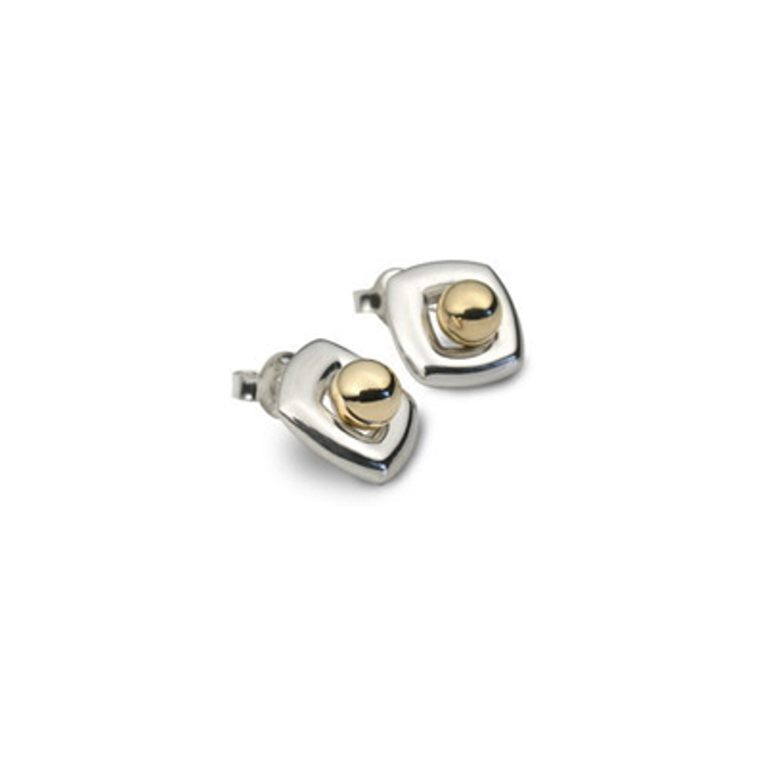 E8 Small Square Bead Stud earrings