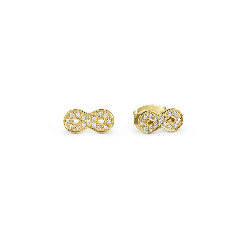 Yellow Gold PVD 134002/08 Soffio D'Armor Infinity Earrings