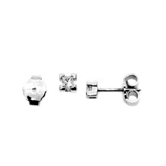 18ct White Gold  0.20ct Diamond Studs