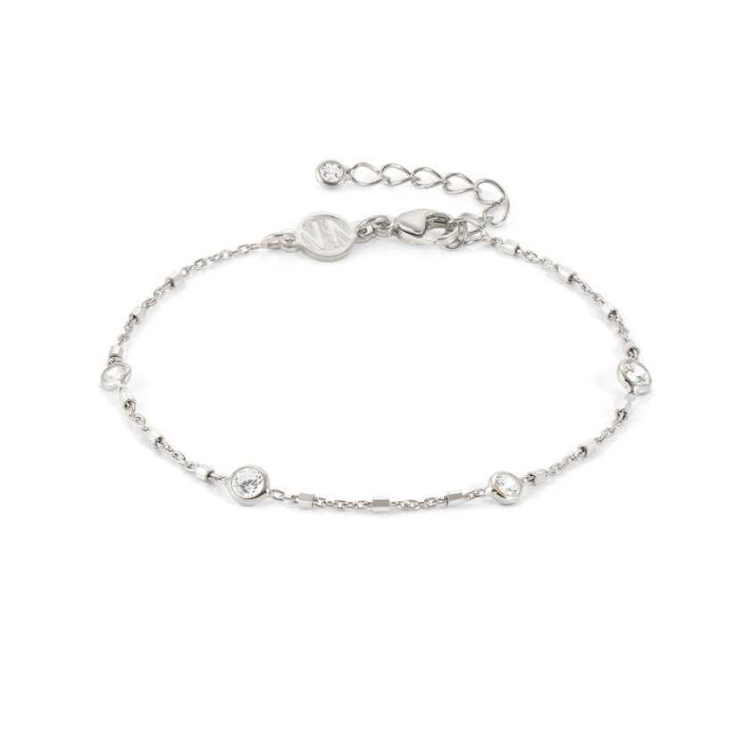 146684 34 Silver Mixed Bracelet