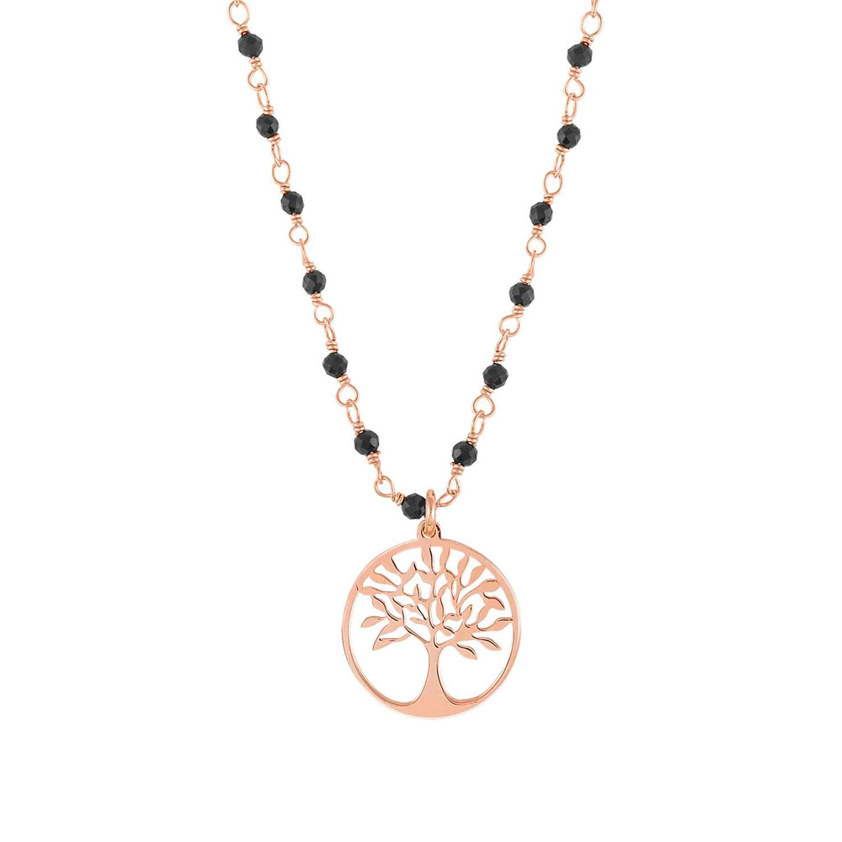 148306 42 Rose Gold Tree of Life Necklace