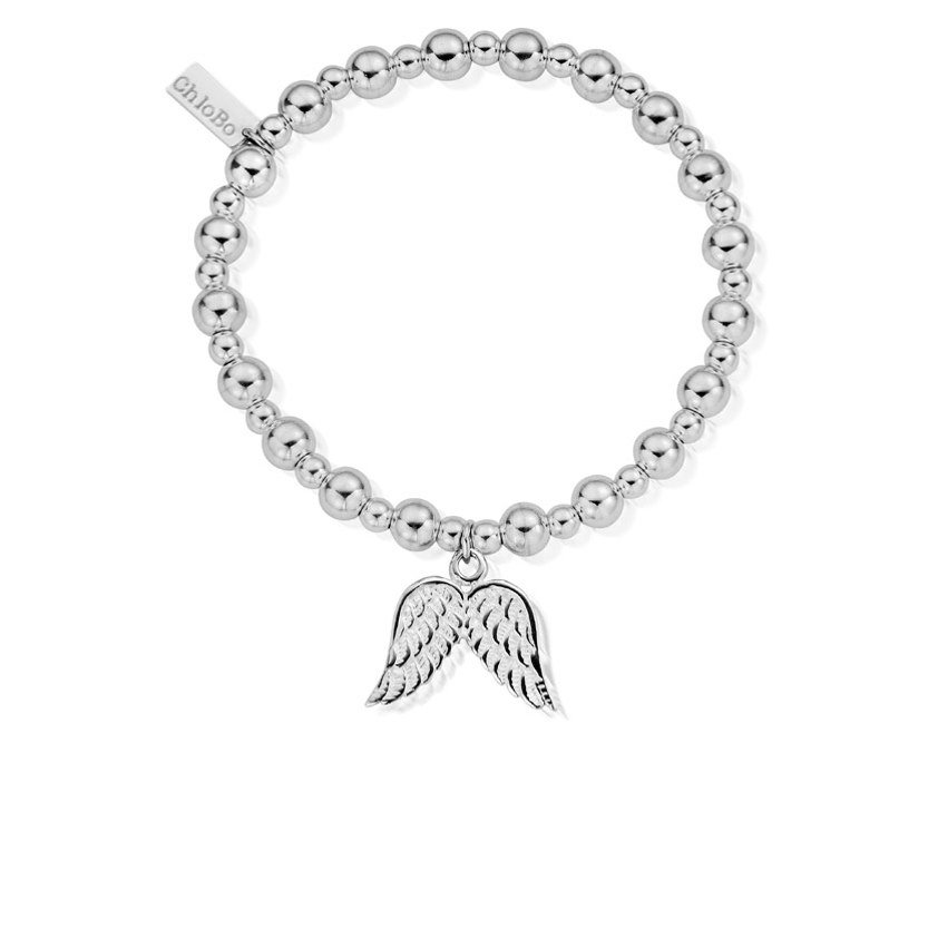 Mini Small Ball Angel Wings Bracelet