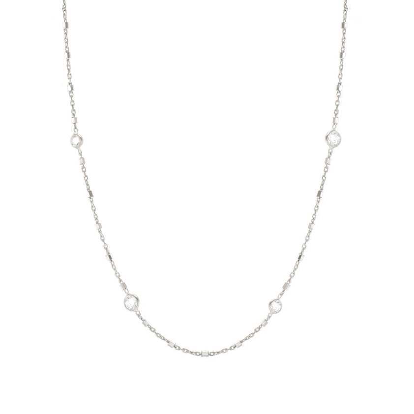 146686 34 Silver Mixed Necklace