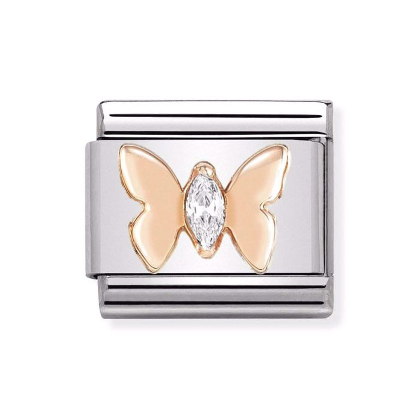 430305 19 Butterfly White Cz