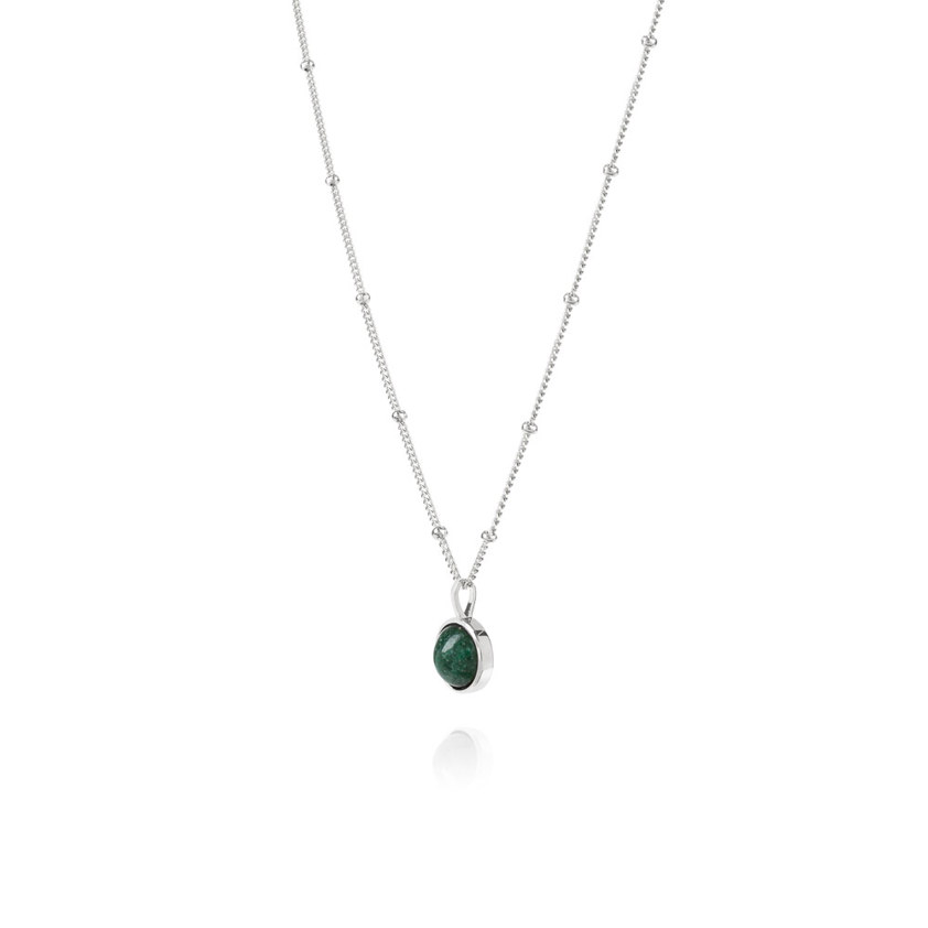Sterling Silver Healing Stone Aventurine Necklace