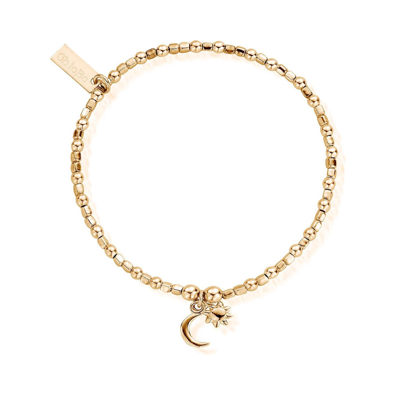 Dainty Moon & Star Bracelet