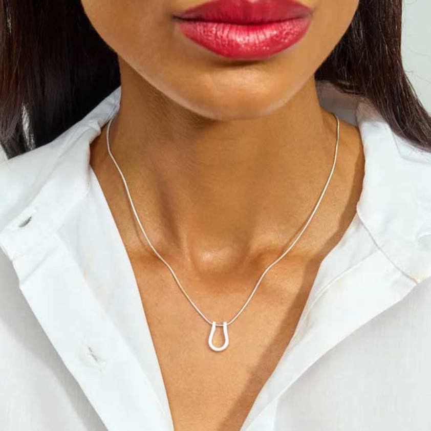 Horseshoe Petal Pendant