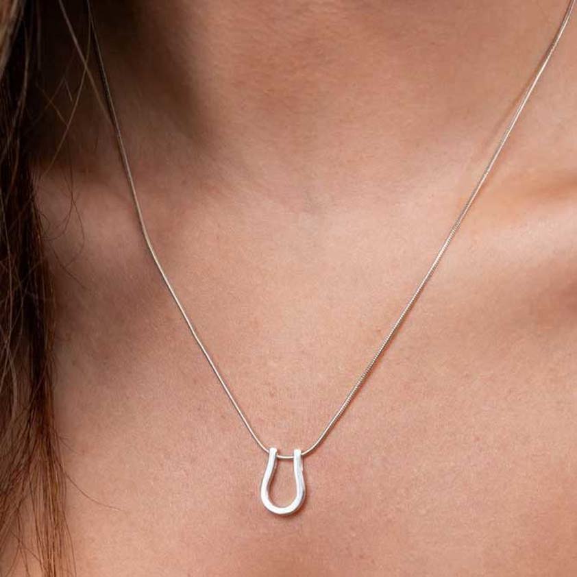 Horseshoe Petal Pendant