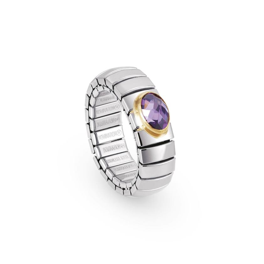 Violet 041510 Extension CZ Ring
