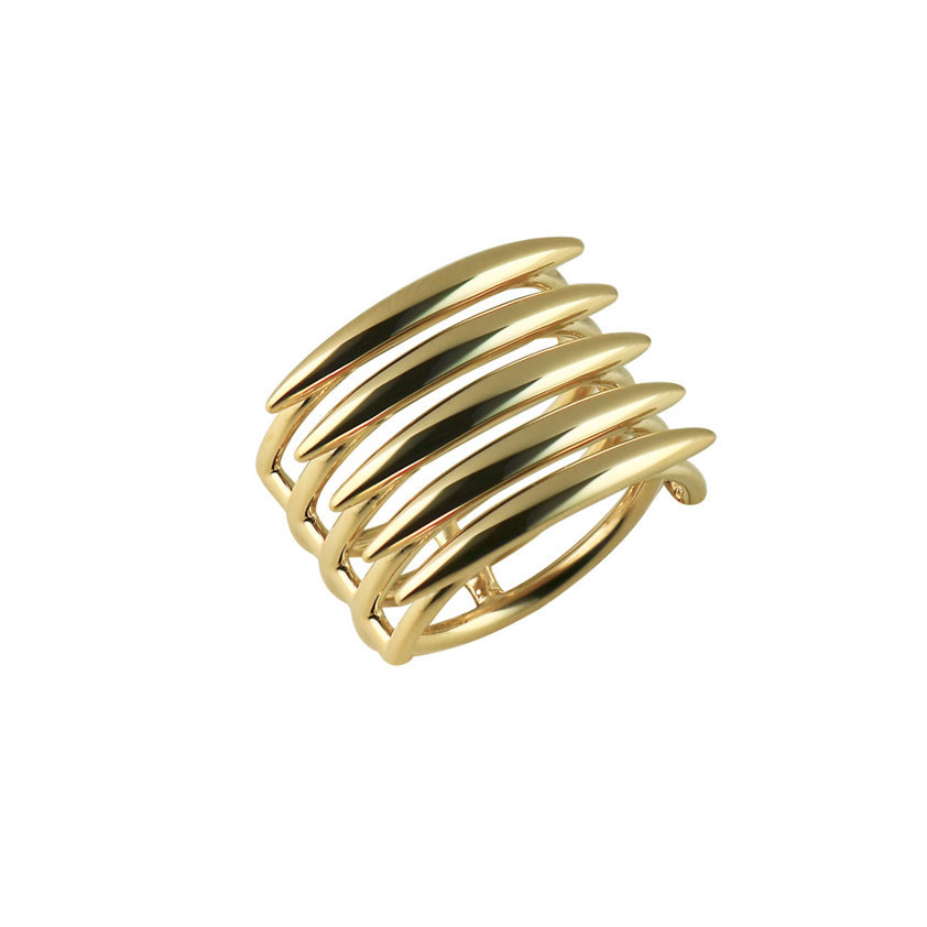 Yellow Gold Vermeil Quill Ring