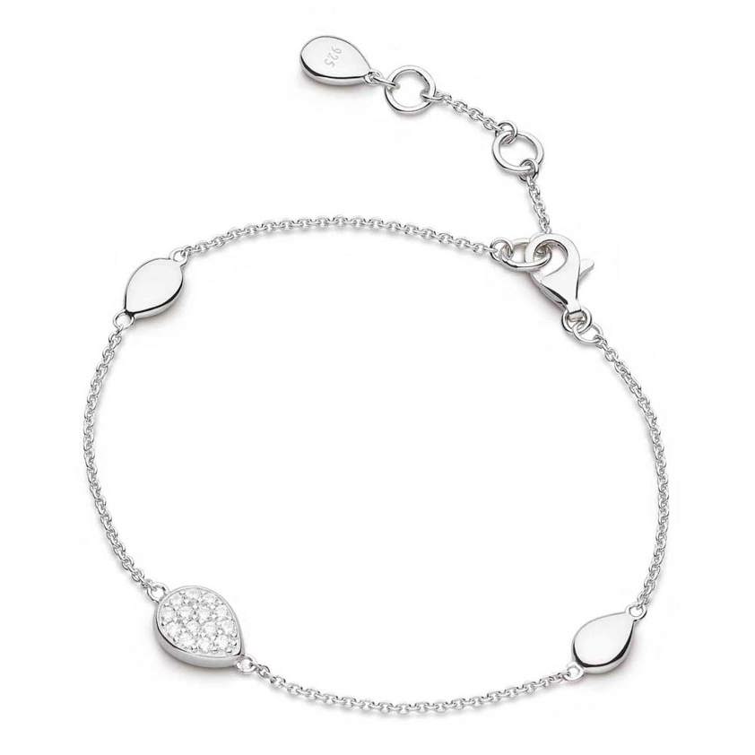 Coast Pebble Glisten Pave Station Bracelet