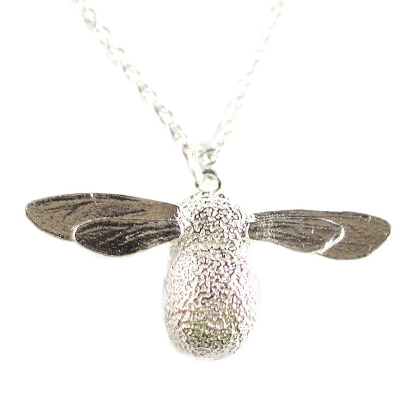 Sterling Silver Baby Bee Necklace