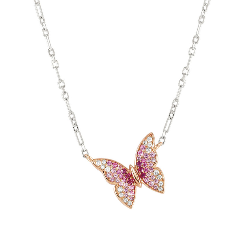 Butterfly 241103 CRYSALIS Heart/Flower/Butterfly Necklace