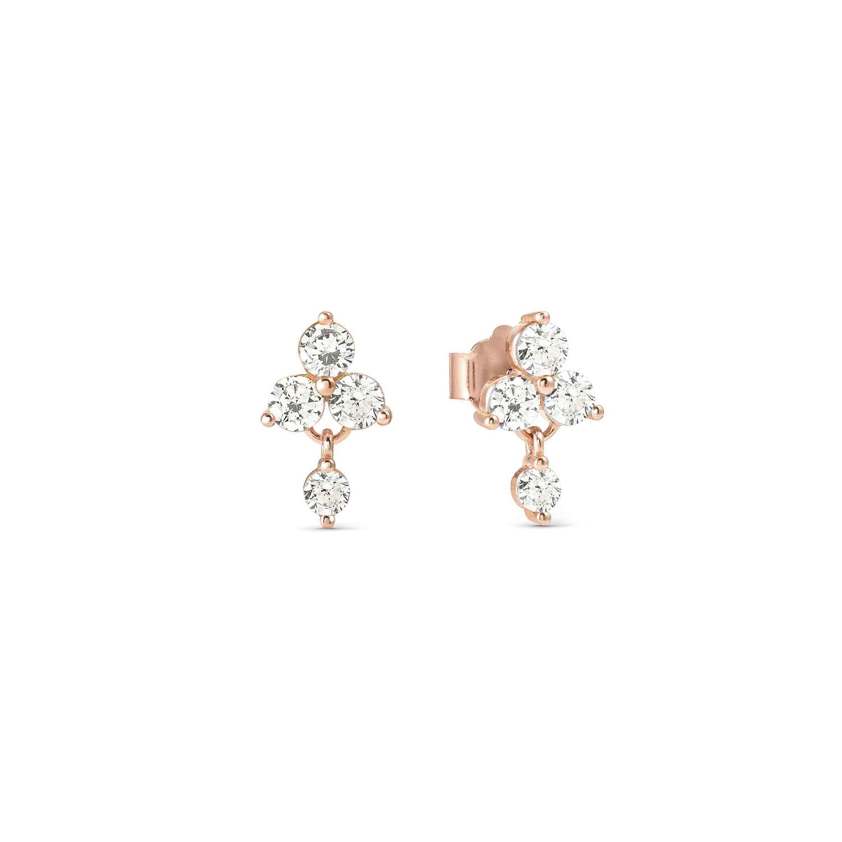 22ct Rose Gold Plated 242510 Life Bouquet Earrings
