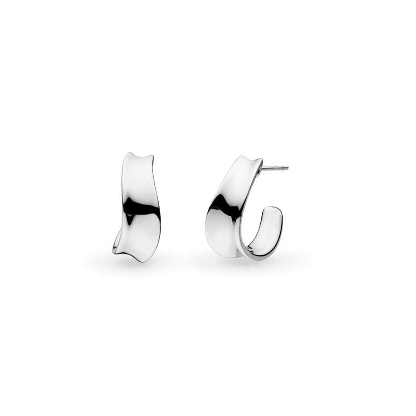 Serenity Grande Semi Hoop Stud Earrings