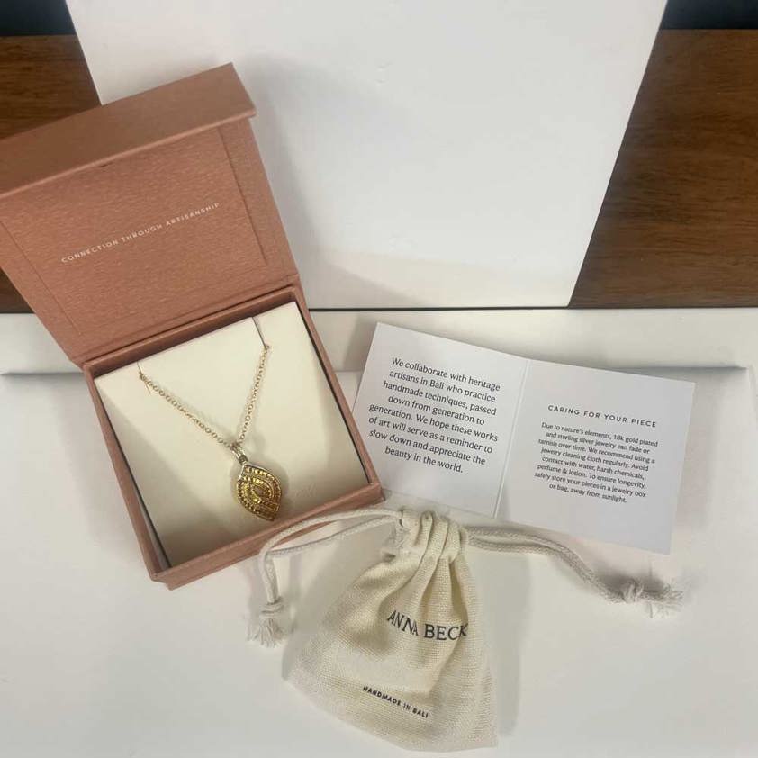 4300N-TWT Large Teardrop Necklace