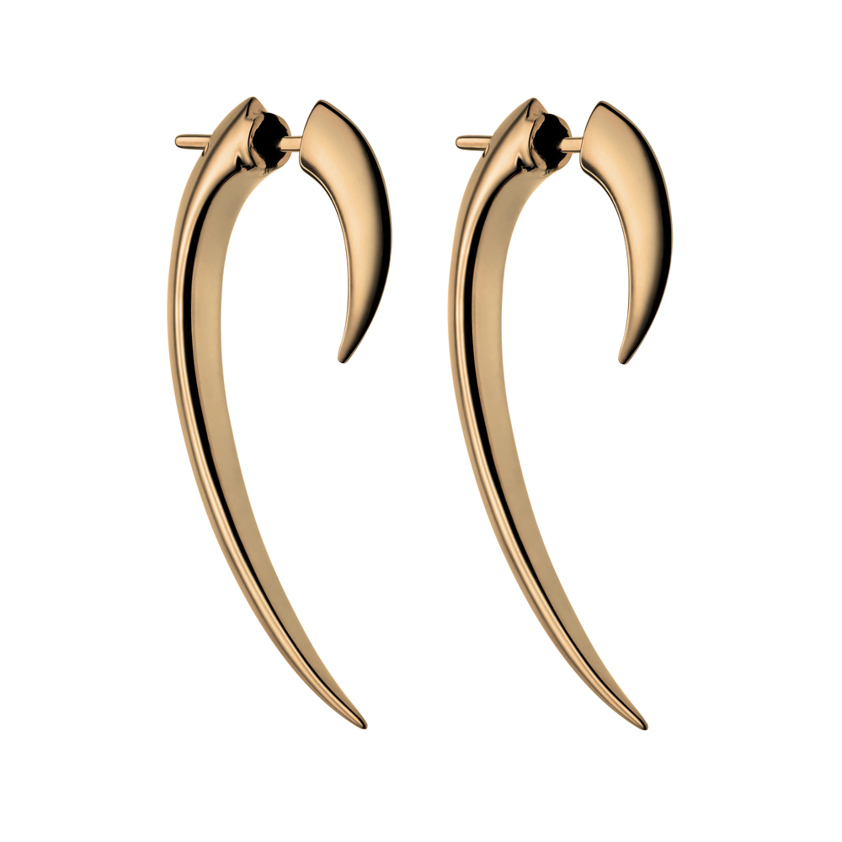 Rose Gold Vermeil Hook Earrings Medium