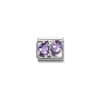 330329 14 Purple CZ Drops