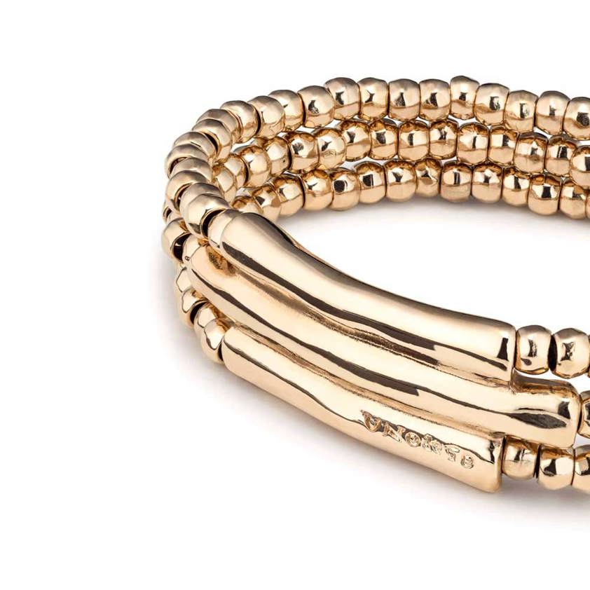 18K Gold Plated Heavy Metal Bracelet