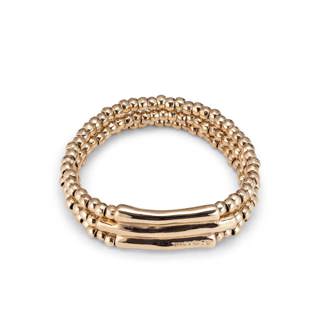 18K Gold Plated PUL2134 Heavy Metal Bracelet