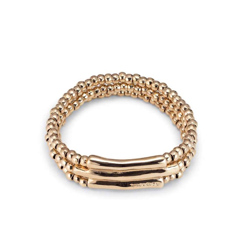 18K Gold Plated Heavy Metal Bracelet