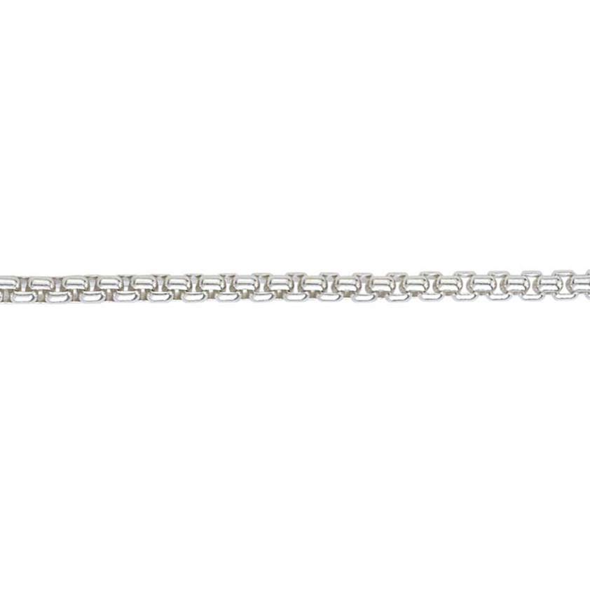 Silver Polished 3mm Box Belcher Bracelet