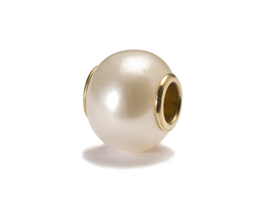 White Pearl with Gold Core