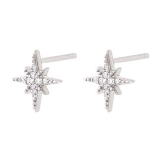 Sterling Silver Starburst Studs Sterling Silver Starburst Studs