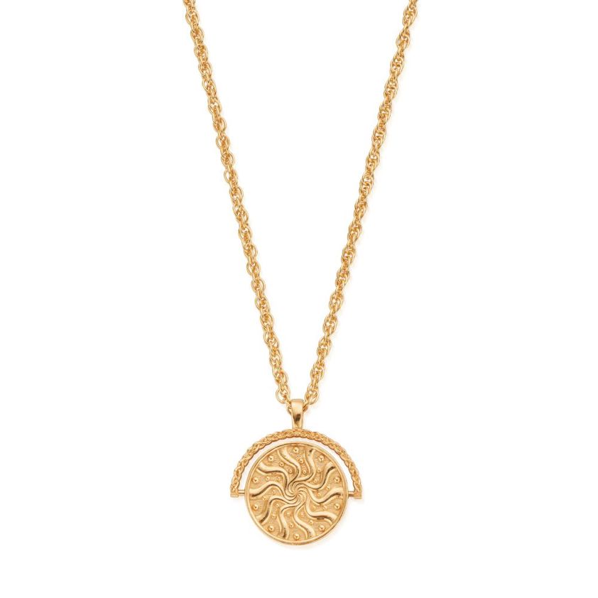 18ct Gold Plating Renewal Spinner Necklace
