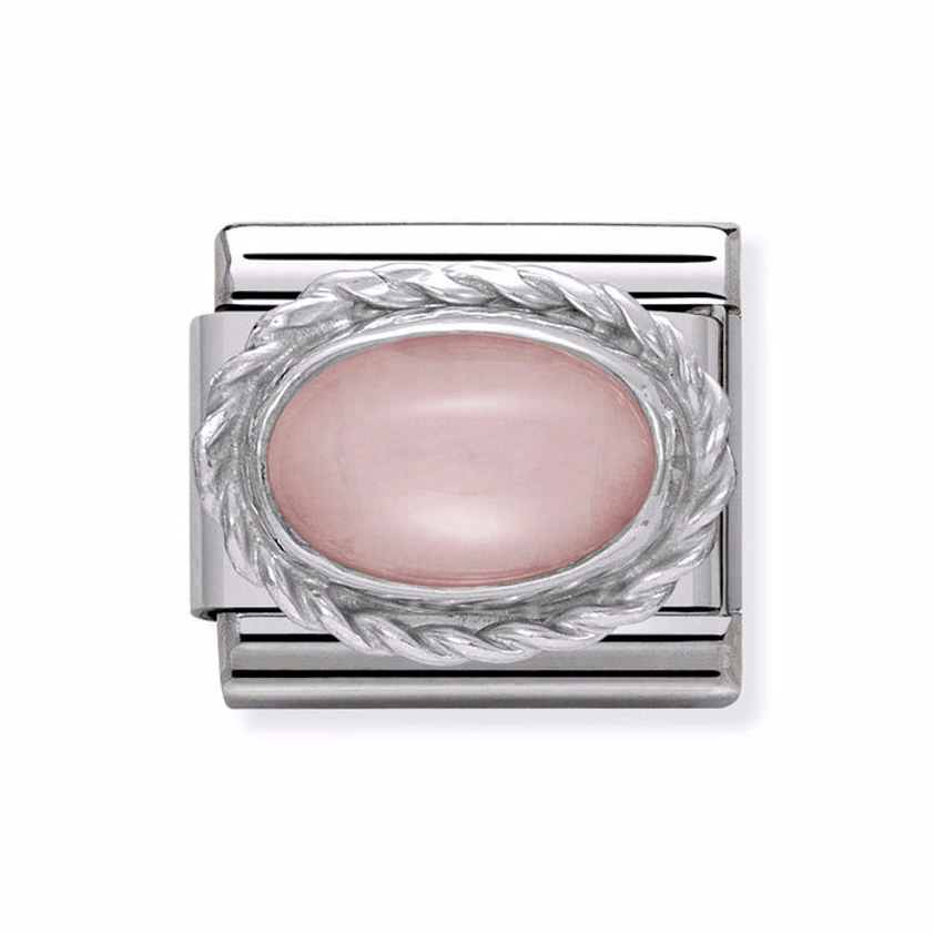 330503 22 Pink Opaline Charm