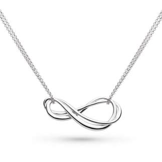 Infinity Double Chain 18" Necklace