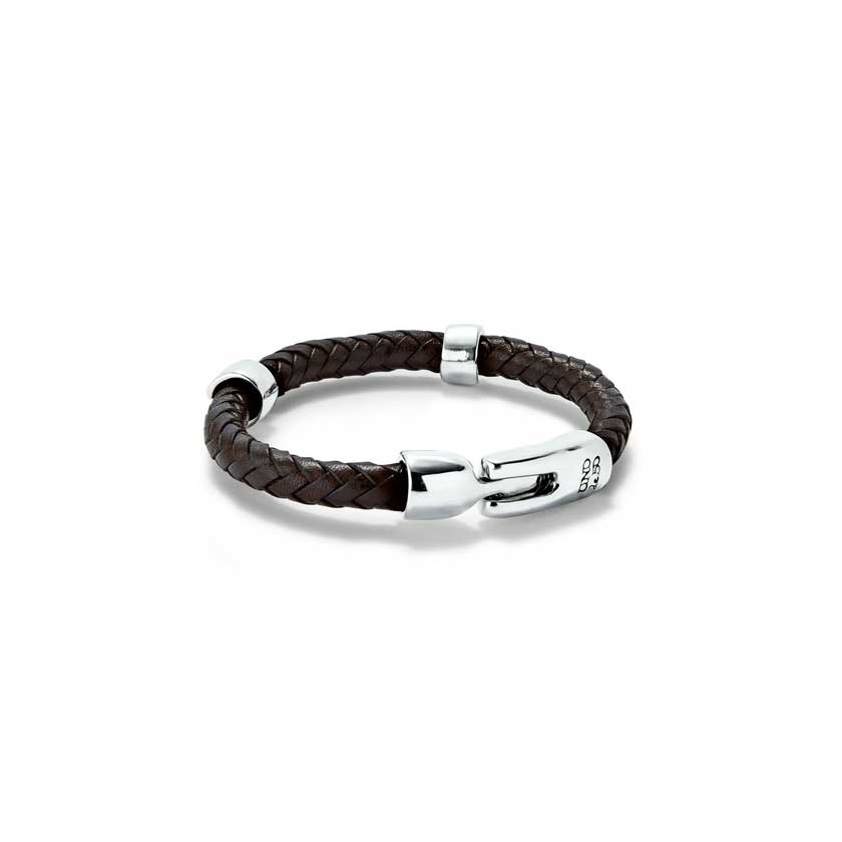 PUL2459 Braided Leather Bracelet