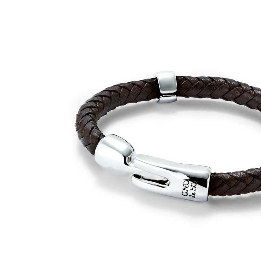 PUL2459 Braided Leather Bracelet