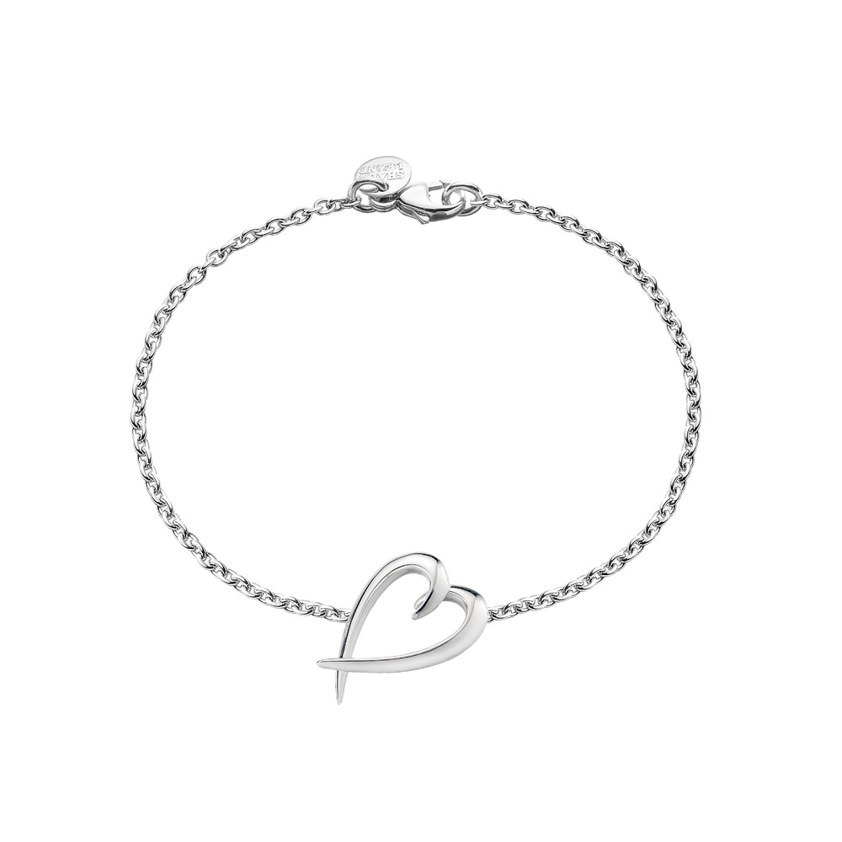 Sterling Silver Heart Bracelet