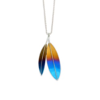 Brown TS.P607 Spear Pendant Necklace