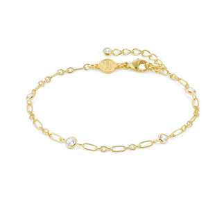 146685 36 Gold Elongated Bracelet
