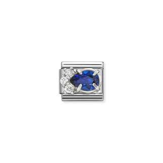 330329 06 Blue CZ Drop