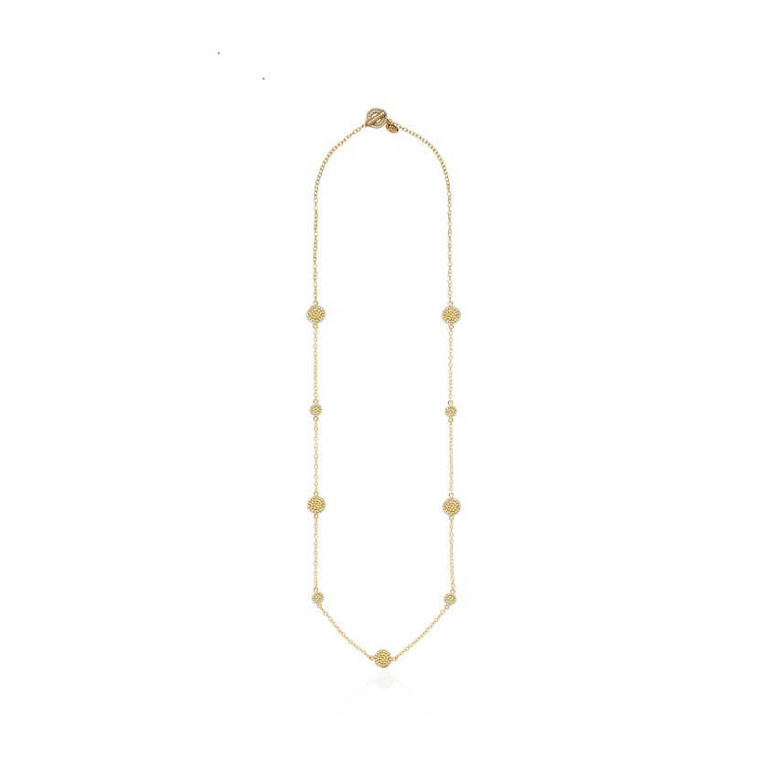 1181NGG Gold Disc Necklace