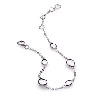 Coast Multi Pebble Pave Station Bracelet