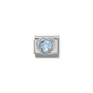 330603 06 Lt Blue Cz Heart