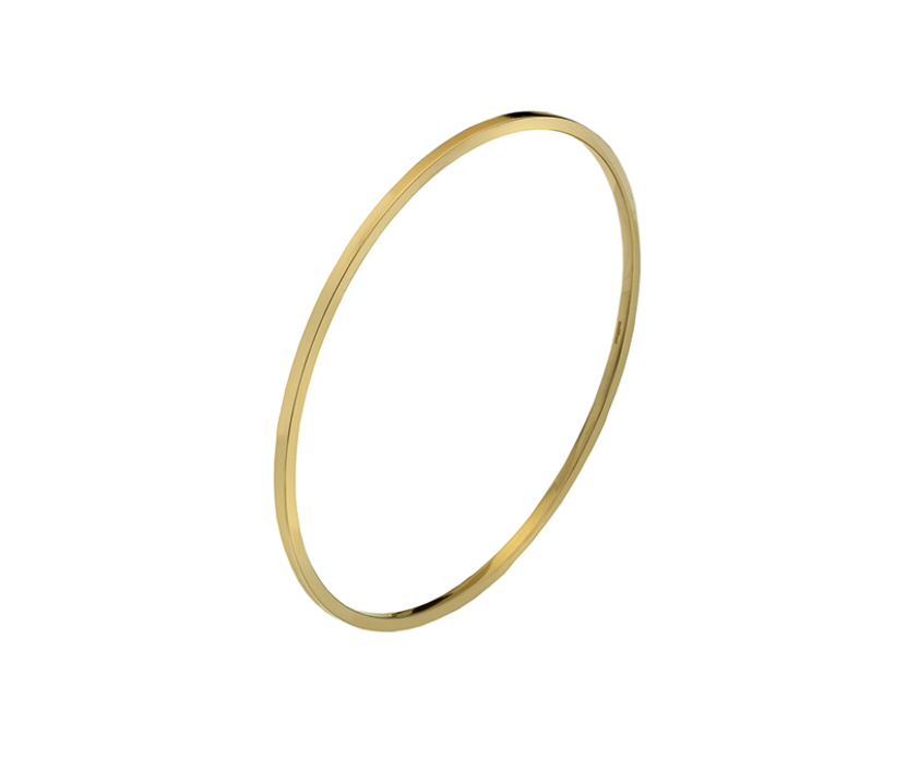 9ct square section bangle
