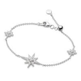 North Star CZ Station Slider Bracelet