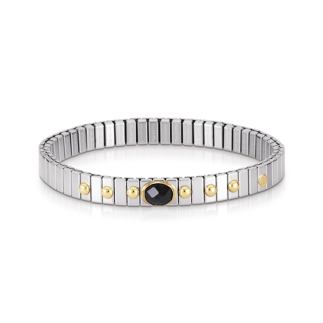 Black                042501 Extension Gold and Cubic Zirconia Bracelet