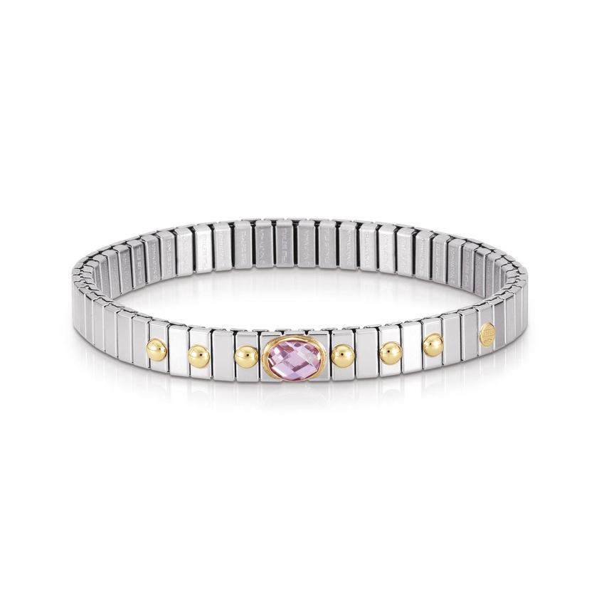 PINK 042501 Extension Gold and Cubic Zirconia Bracelet