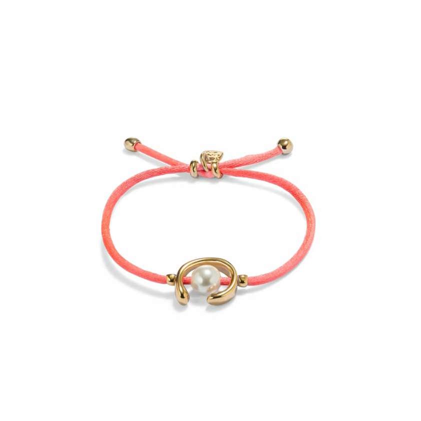 PINK Gold Shell Pearl Bracelet