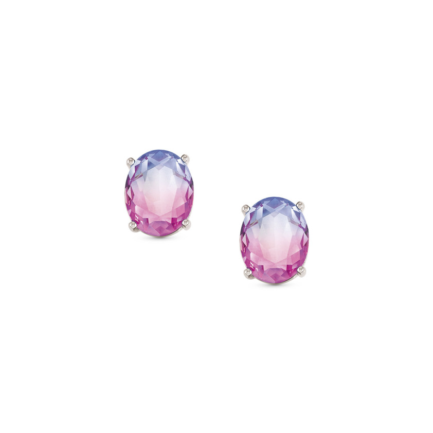 240806 28 SYMBIOSI Pink-Purple Earrings