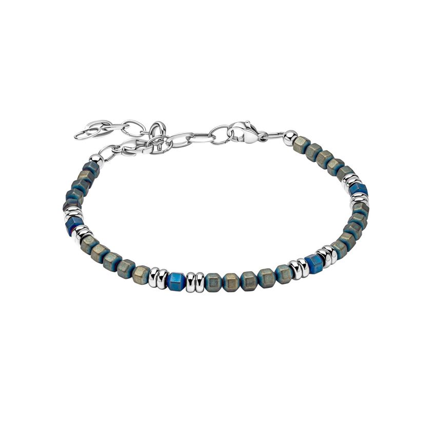 Blue/Green Hematite Bracelet